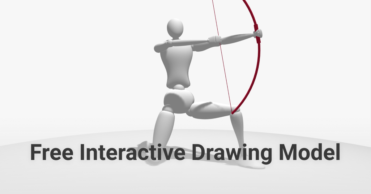 Free Interactive 3D Model for Drawing Figures, Dynamic Poses, and ...