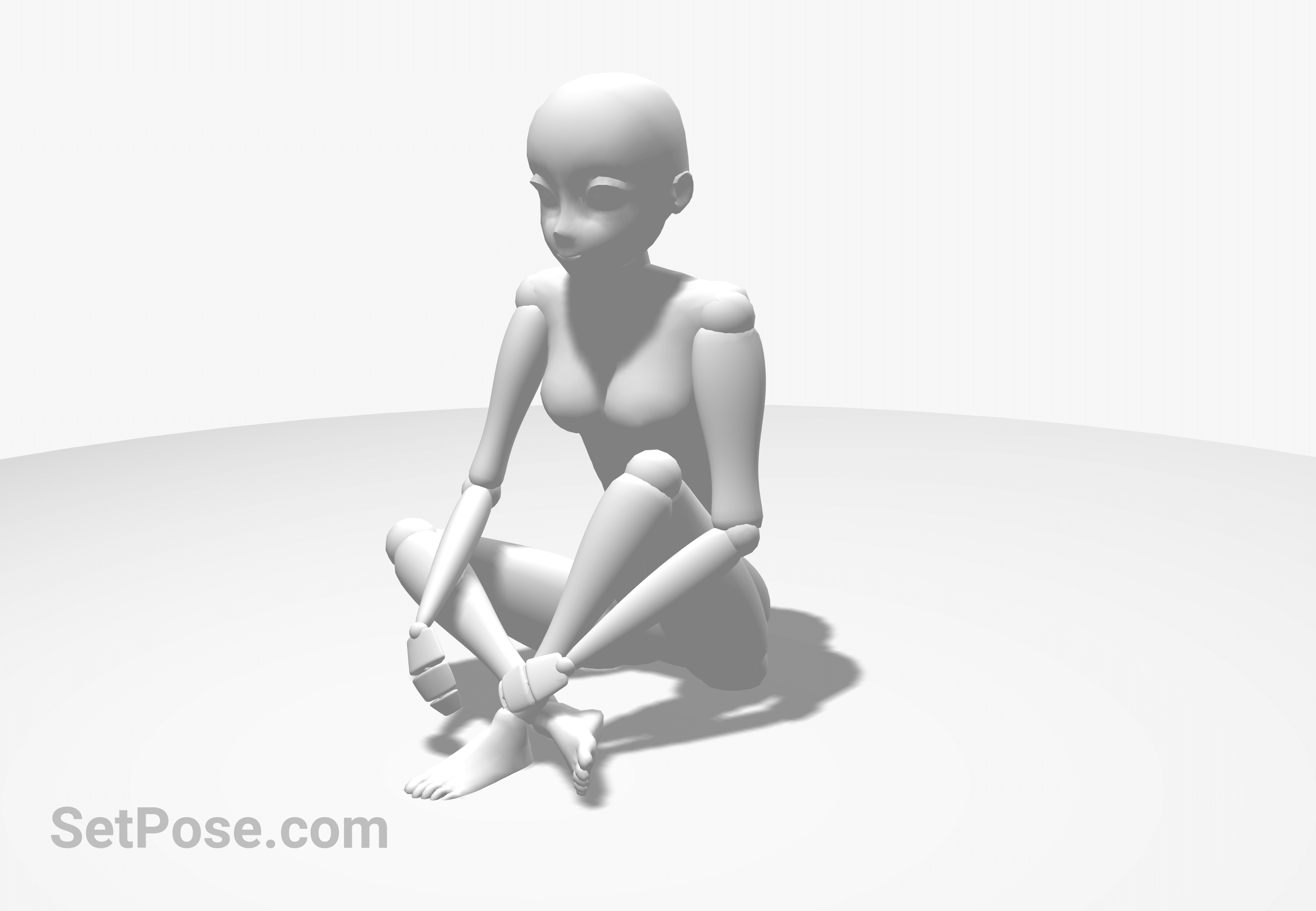 Standard male body-Poseidon pose - 3D model by danielmclogan  (@danielmclogan) [89d502d]