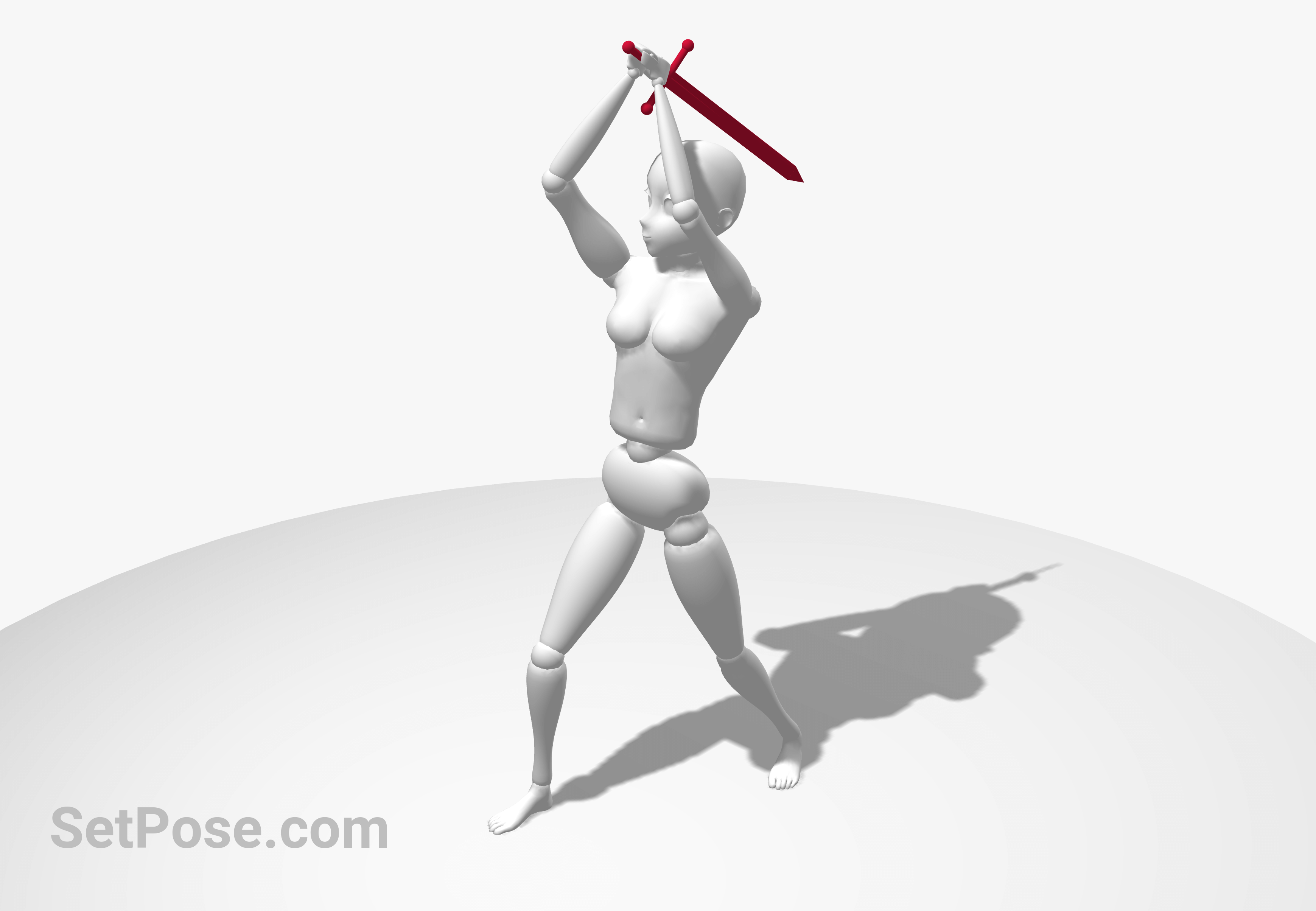 anime girl holding a spear action pose highly  Stable Diffusion  OpenArt